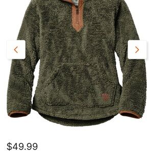 Legendary Whitetails Olive Green fleece  Pullover